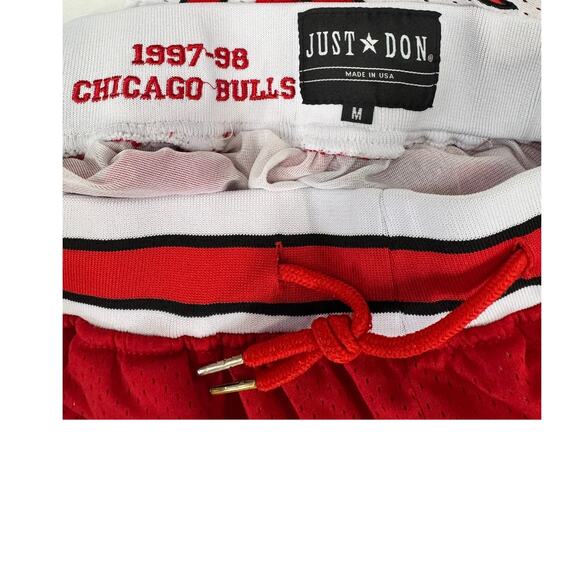 Chicago Bulls 1997-1998 Just Don Men’s Medium Retro Shorts Jordan - Picture 5 of 5